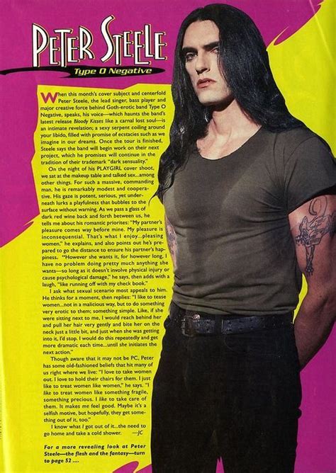 peter steele playgirl